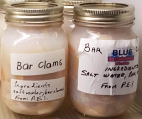 Food Recall Warning (Clostridium botulinum) Bottled bar clams Food