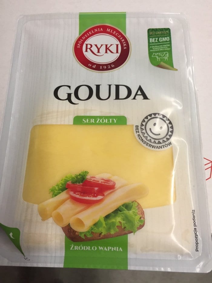 Food Recall Warning (Listeria) Ryki brand Gouda Cheese Slices Food
