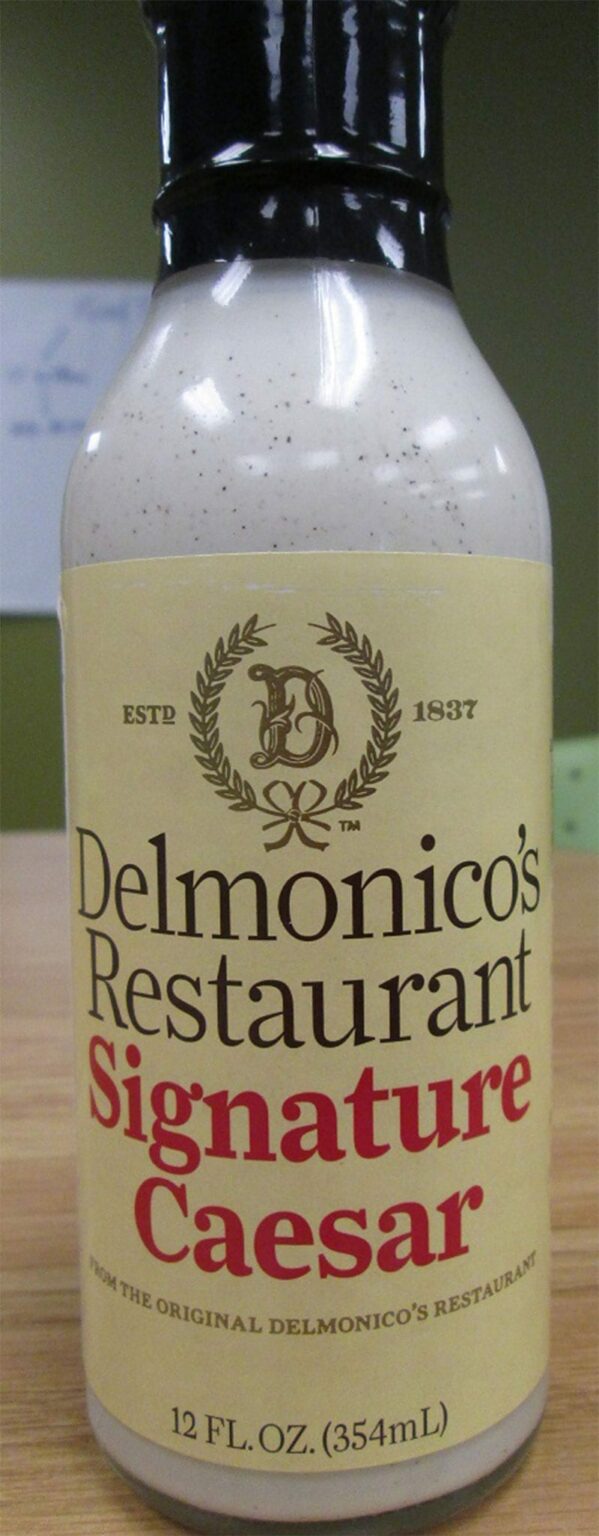 Food Recall Warning – Allergen (Mustard) – Delmonico’s Restaurant brand salad dressing