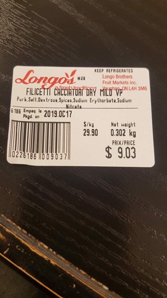 Updated Food Recall Warning (Salmonella) – Various Ready-to-Eat dry sausages and products