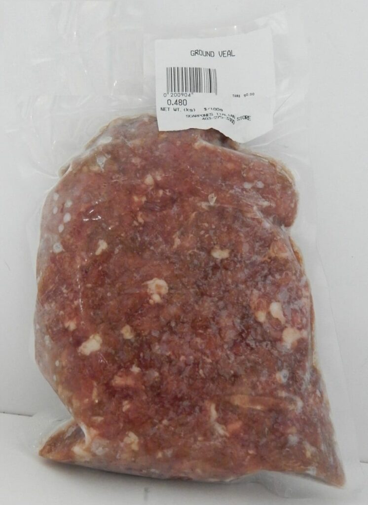 Food Recall Warning (E. coli) – Scarpone’s Italian Store brand frozen Ground Veal