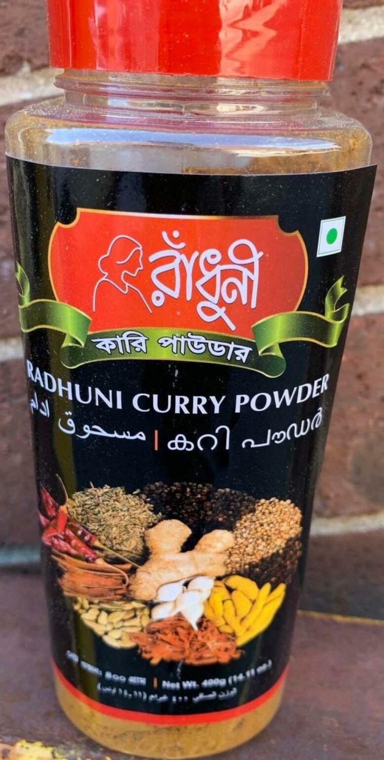 New Hoque and Sons Inc. Recalls Radhuni Curry Powder for Possible Salmonella Contamination