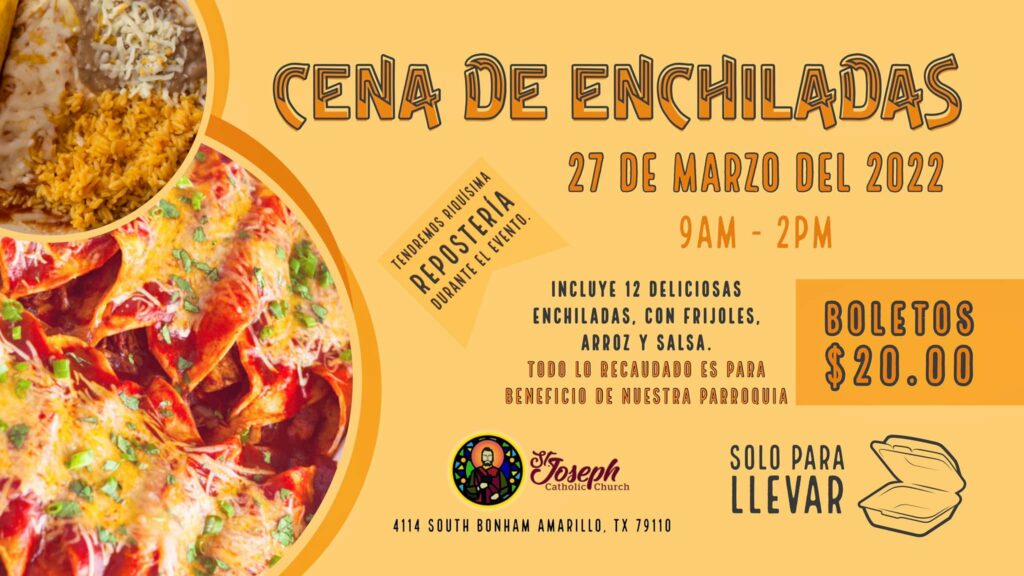 Saint Joseph of Amarillo FundraiserGoneWrong Enchilada Dinners Believed to have been