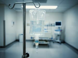 IV antibiotic treatment for drug-resistant Salmonella infection from contaminated moringa supplement